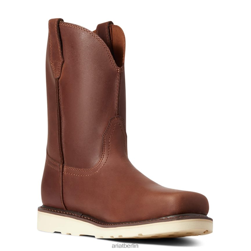 Ariat Rambler Arbeitsstiefel mit Keilabsatz und Stahlkappe Männer P4JJPR306 Vorgebirgsbraun Schuhwerk