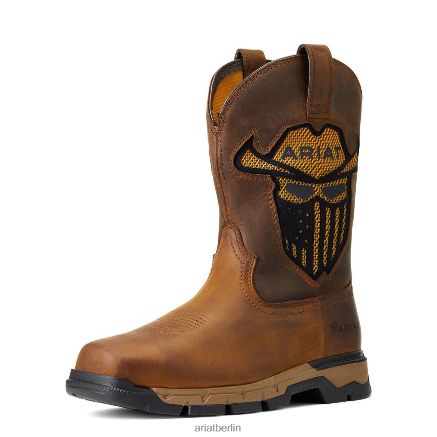 Ariat Rebar Flex Western Venttek Incognito Arbeitsstiefel Männer P4JJPR290 dunkle Erde Schuhwerk