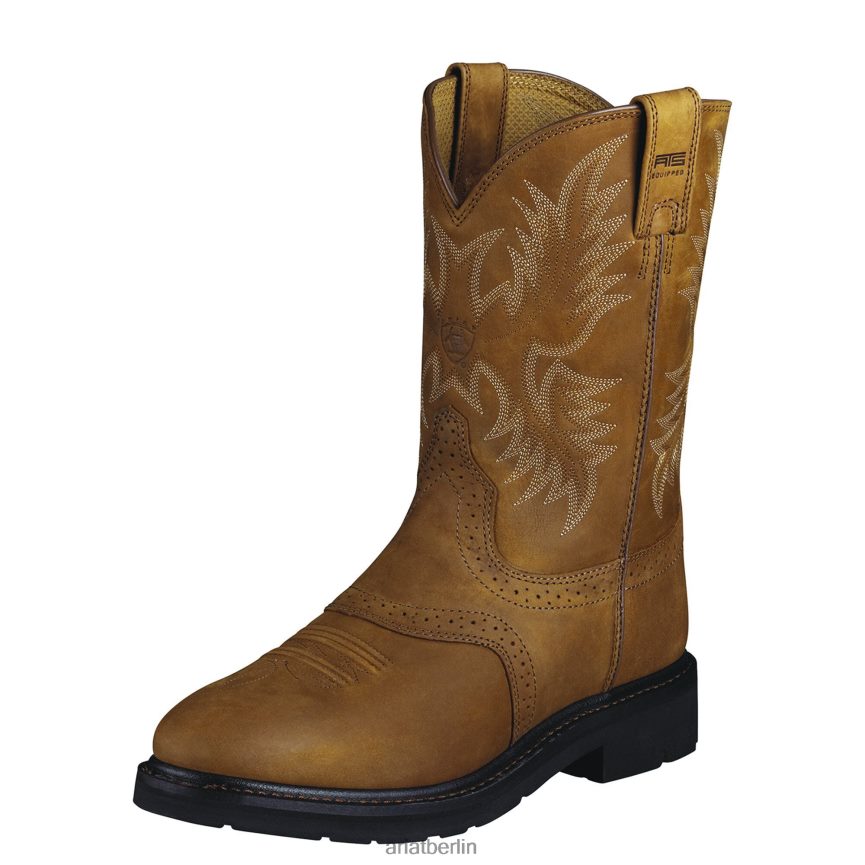 Ariat Sierra Saddle Arbeitsstiefel Männer P4JJPR238 gealterte Rinde Schuhwerk