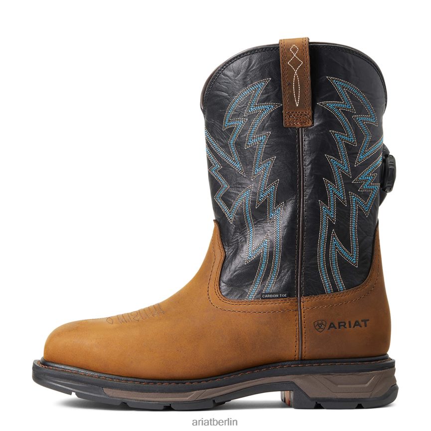 Ariat Workhog XT Boa Carbon-Zehen-Arbeitsstiefel Männer P4JJPR353 dunkle Erde Schuhwerk