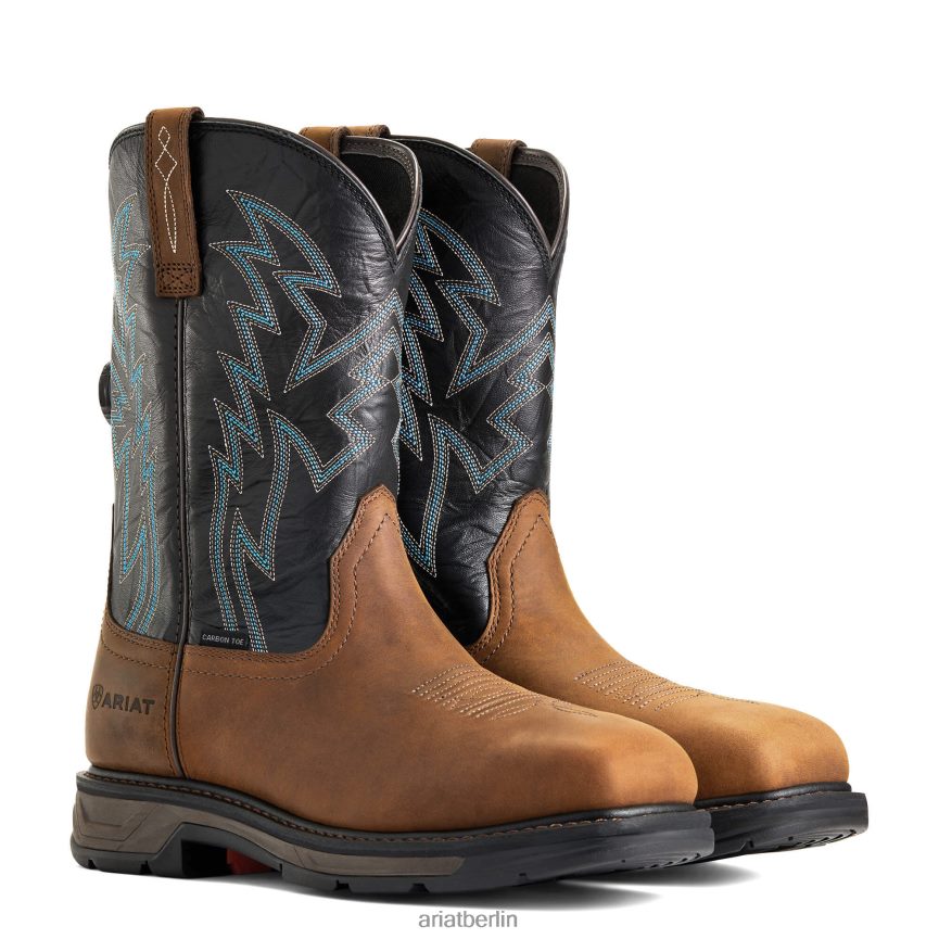Ariat Workhog XT Boa Carbon-Zehen-Arbeitsstiefel Männer P4JJPR353 dunkle Erde Schuhwerk