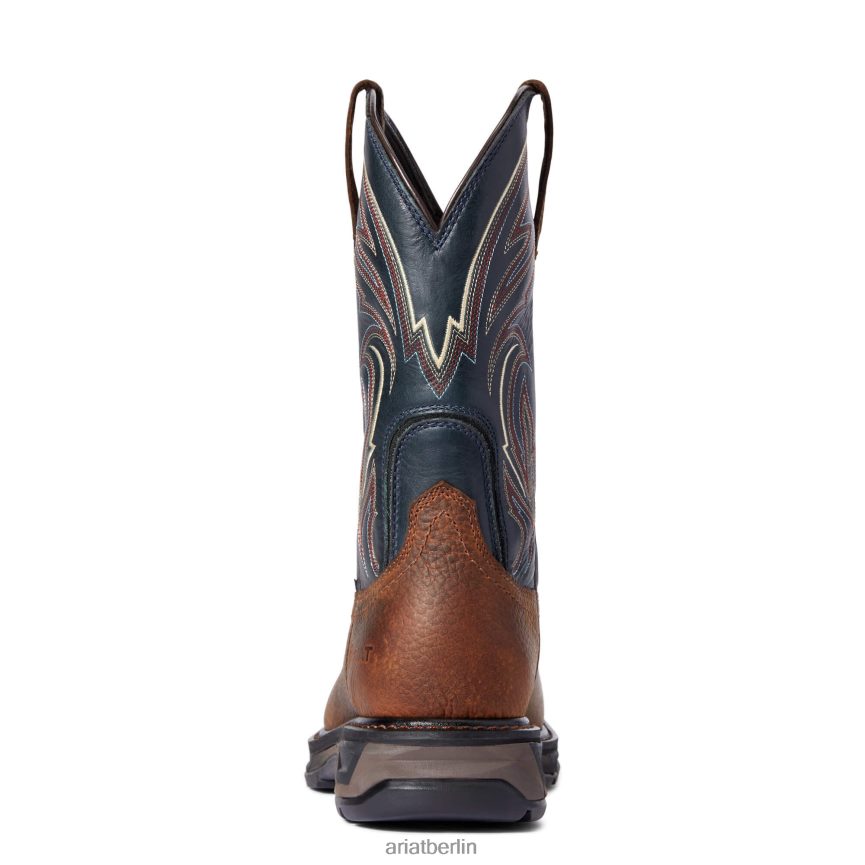 Ariat Workhog XT Cottonwood Carbon-Zehen-Arbeitsstiefel Männer P4JJPR317 braun geölter Rowdy Schuhwerk