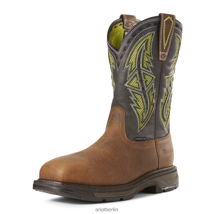 Ariat Workhog XT Venttek Spear Carbon-Zehen-Arbeitsstiefel Männer P4JJPR369 Roggenbraun Schuhwerk