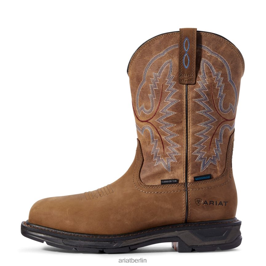 Ariat Workhog XT wasserdichter Carbon-Zehen-Arbeitsstiefel Männer P4JJPR318 Distressed-Braun Schuhwerk
