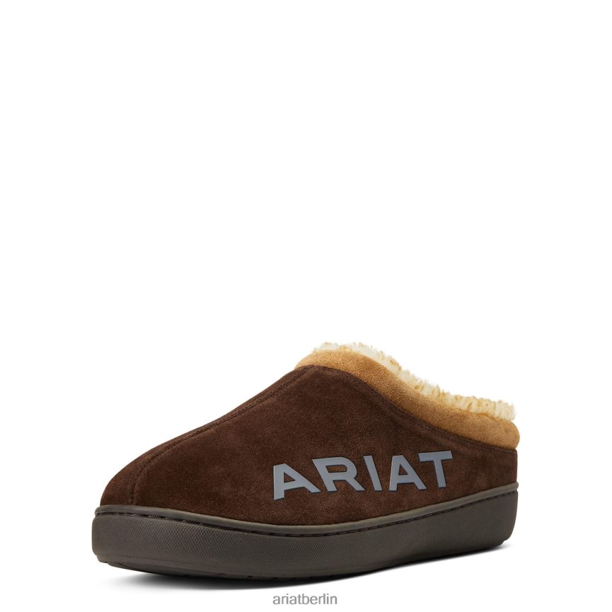 Ariat Clog mit Logo und Kapuze hinten Männer P4JJPR469 Schokolade Schuhwerk