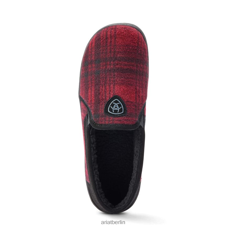 Ariat Lincoln-Slipper Männer P4JJPR473 rot kariert Schuhwerk