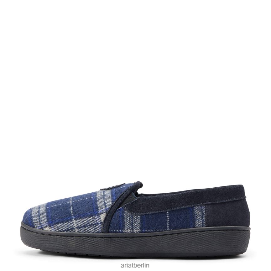 Ariat Lincoln-Slipper Männer P4JJPR477 blau kariert Schuhwerk