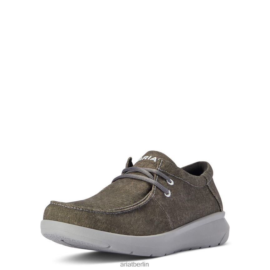 Ariat Hilo 1 Männer P4JJPR422 Leinwand aus tiefem Eschenholz Schuhwerk