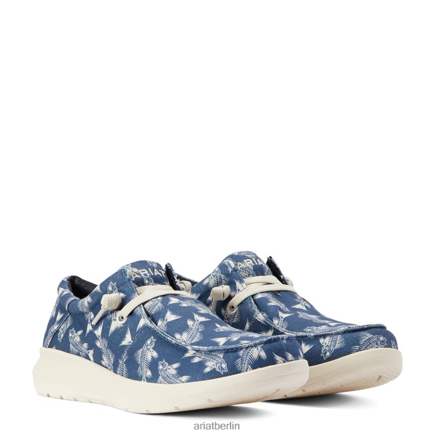 Ariat Hilo 1 Männer P4JJPR435 Knochenfisch blau Schuhwerk