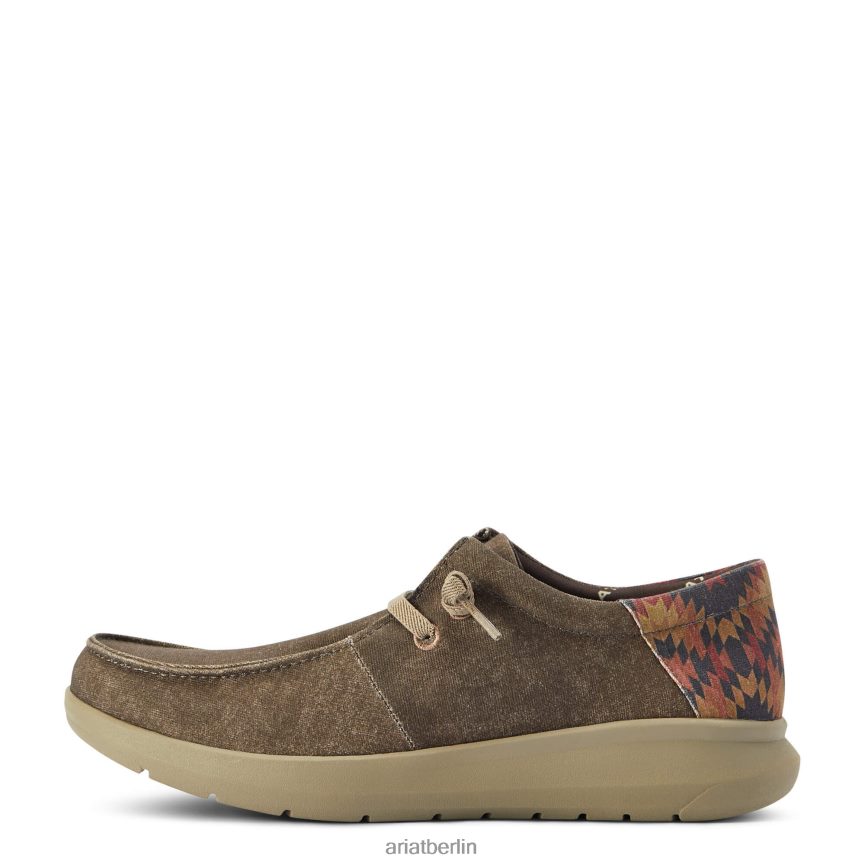 Ariat Hilo 2 Männer P4JJPR454 dunkelbrauner/rostfarbener Südwestdruck Schuhwerk