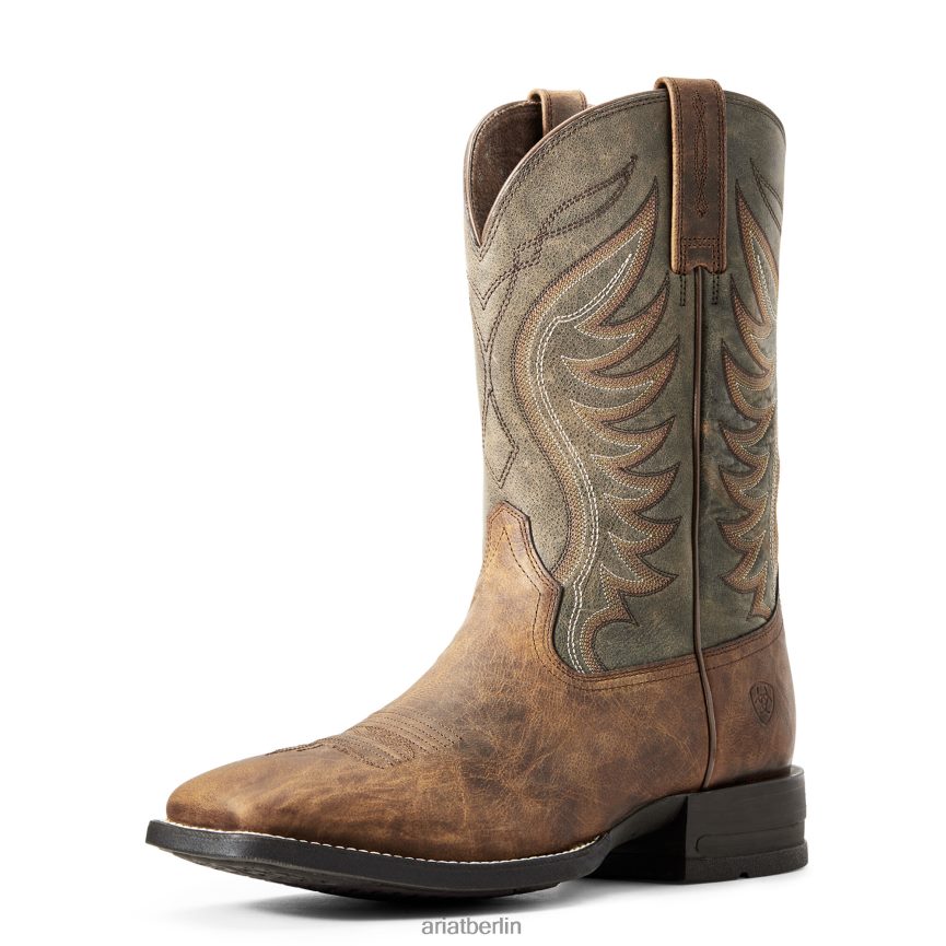 Ariat Amos Westernstiefel Männer P4JJPR117 Sauerampfer-Crunch Schuhwerk