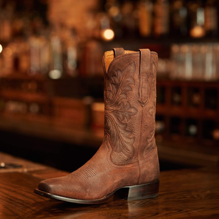 Ariat Bank gefertigter Hardin-Westernstiefel Männer P4JJPR167 Hickory-Elch Schuhwerk