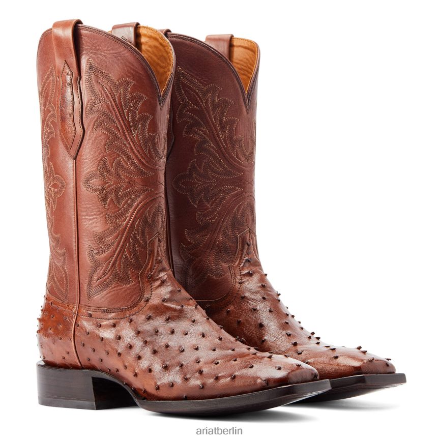 Ariat Bassett Männer P4JJPR162 Bourbon-Vollkiel-Strauß Schuhwerk