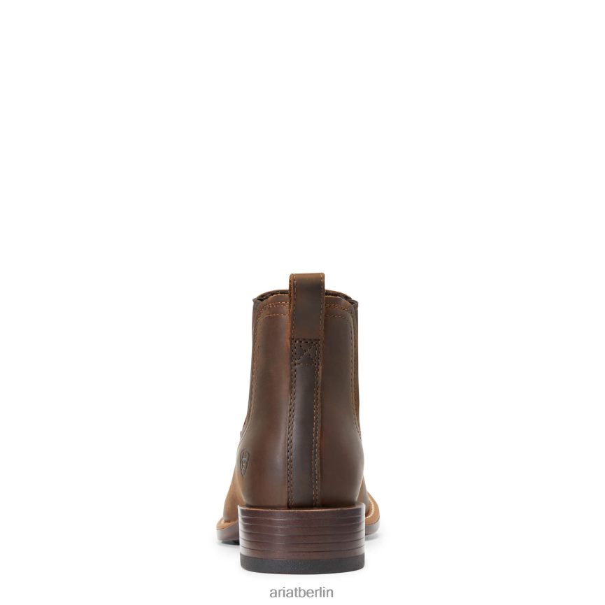 Ariat Booker Ultra Westernstiefel mit runder Spitze Männer P4JJPR55 Distressed-Braun Schuhwerk