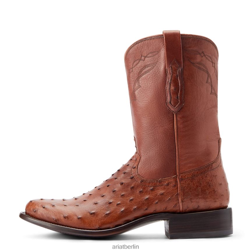 Ariat Clanton Männer P4JJPR101 Bourbon-Vollkiel-Strauß Schuhwerk
