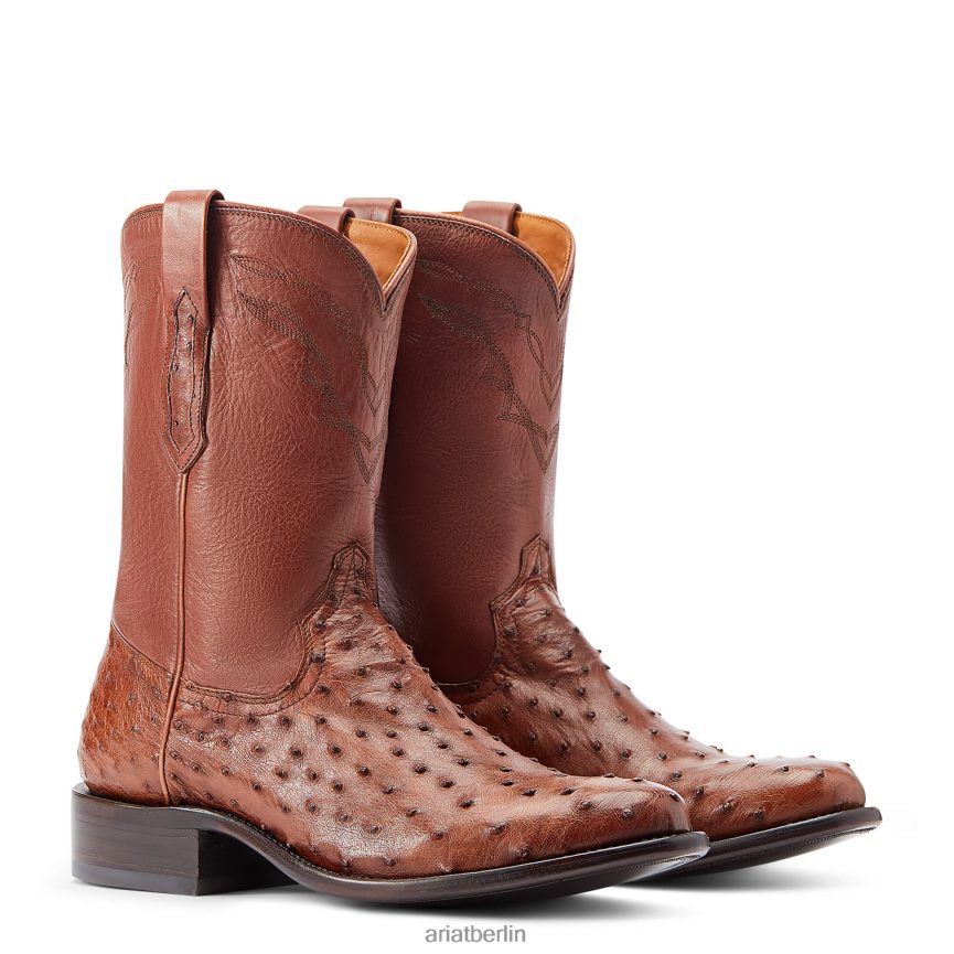 Ariat Clanton Männer P4JJPR101 Bourbon-Vollkiel-Strauß Schuhwerk
