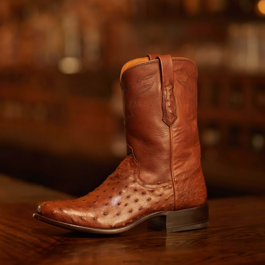 Ariat Clanton Männer P4JJPR101 Bourbon-Vollkiel-Strauß Schuhwerk