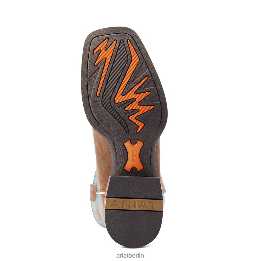 Ariat Ricochet-Westernstiefel Männer P4JJPR77 gealterte Bräune Schuhwerk