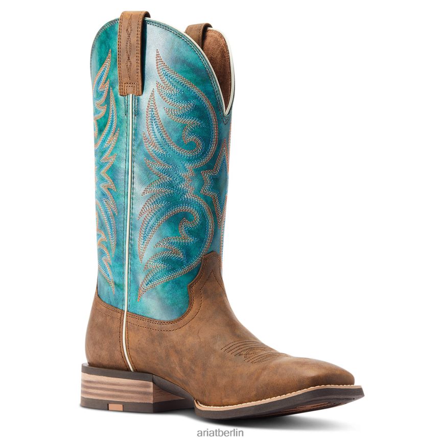 Ariat Ricochet-Westernstiefel Männer P4JJPR77 gealterte Bräune Schuhwerk