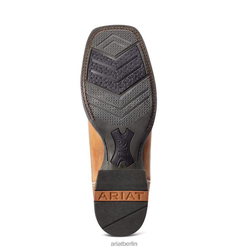 Ariat Ridin hoher Westernstiefel Männer P4JJPR20 Wüstenbräune Schuhwerk