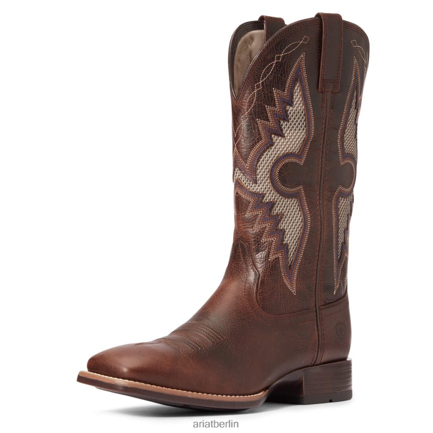 Ariat Solado Venttek Westernstiefel Männer P4JJPR104 dunkler Whisky Schuhwerk