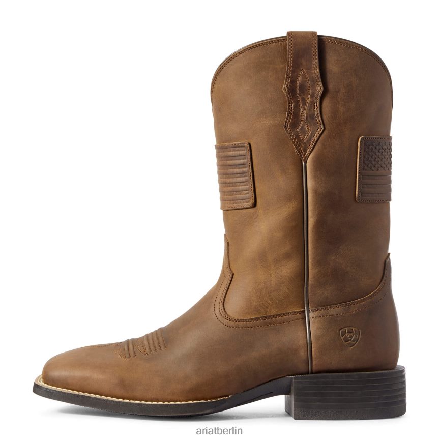 Ariat Sport Patriot II Westernstiefel Männer P4JJPR83 verzweifelte Bräune Schuhwerk