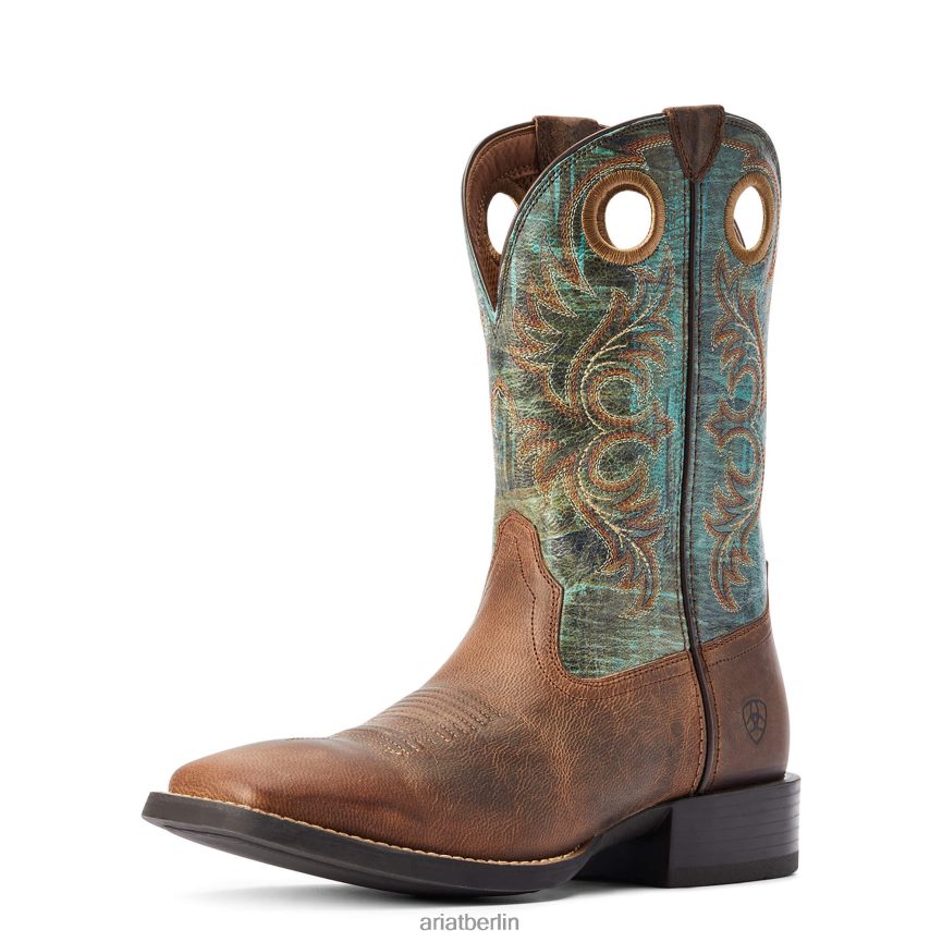 Ariat Sport-Rodeo-Westernstiefel Männer P4JJPR126 Lok braun Schuhwerk