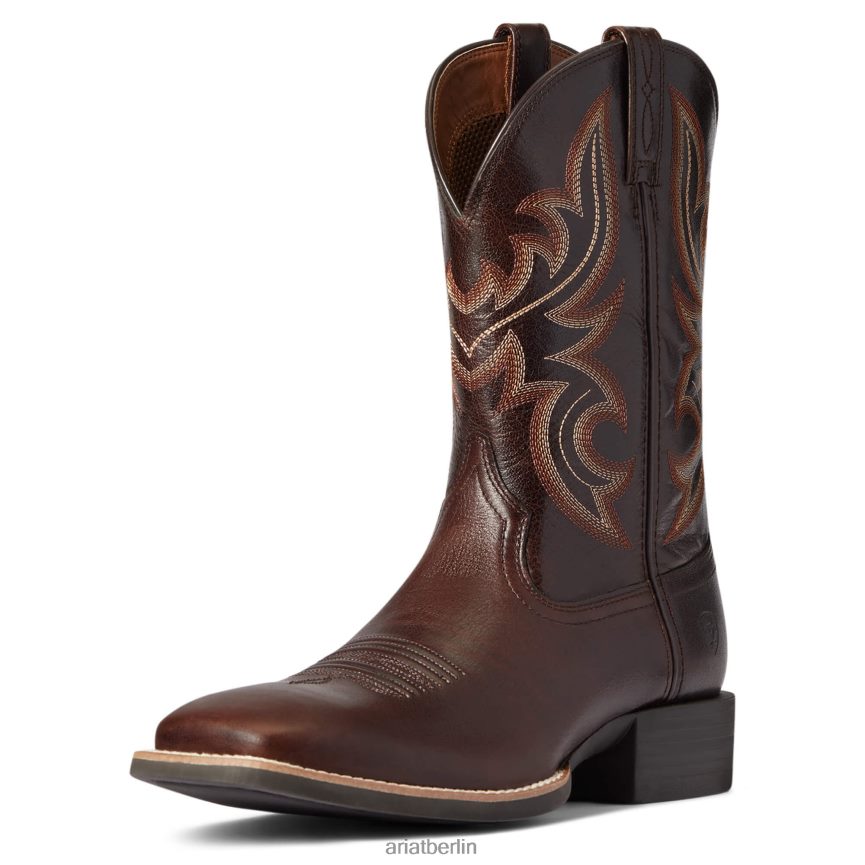 Ariat Sportlicher Country-Western-Stiefel aus Rindsleder Männer P4JJPR14 Cusco-Braun Schuhwerk