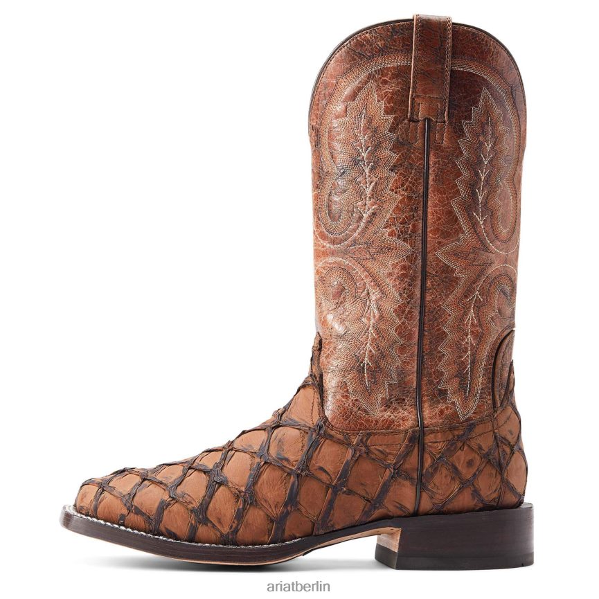 Ariat Tiefwasser-Westernstiefel Männer P4JJPR213 gealterter brauner Piraruci Schuhwerk