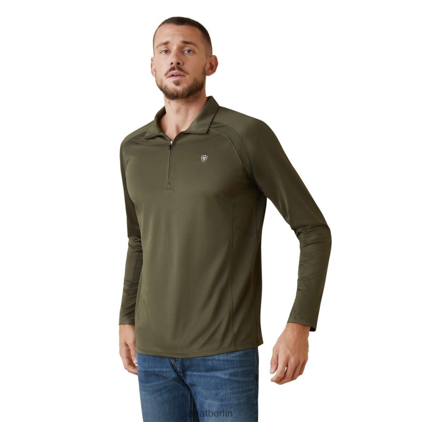 Ariat Sunstopper Baselayer mit 1/4-Reißverschluss Männer P4JJPR870 Käfer Spitzen