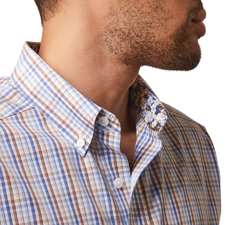 Ariat Faltenfreies Arther-Hemd Männer P4JJPR1311 Weiß Spitzen