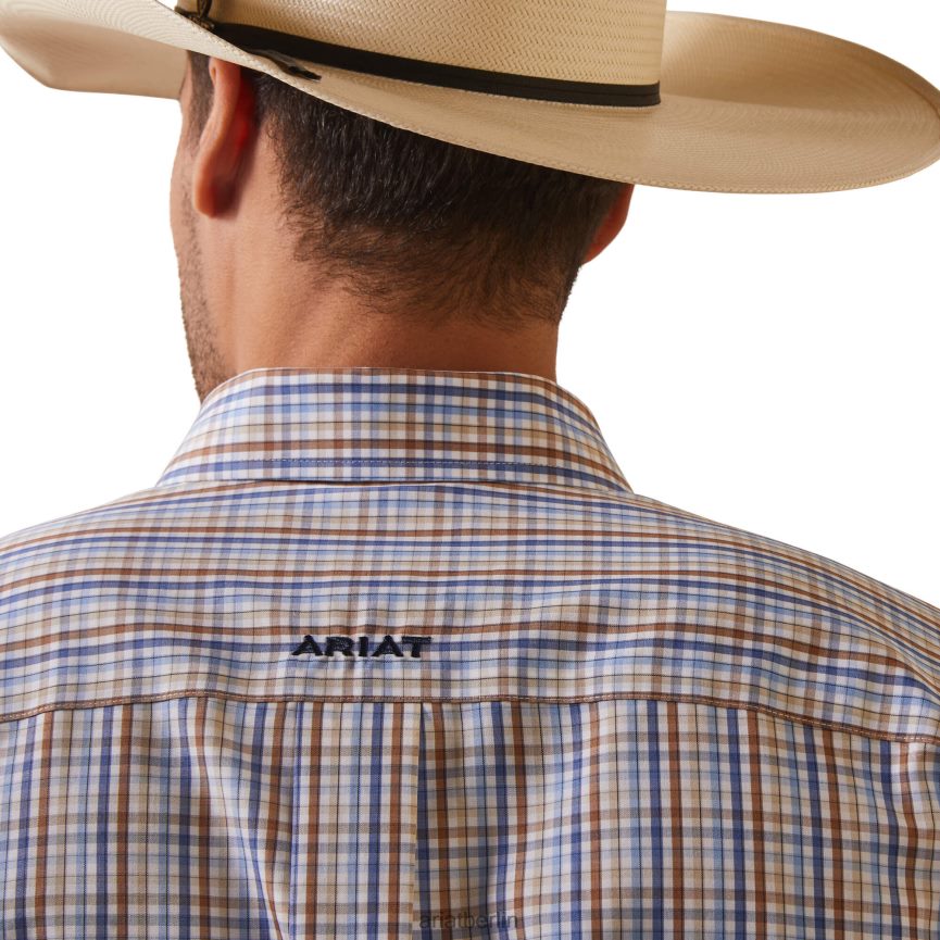 Ariat Faltenfreies Arther-Hemd Männer P4JJPR1311 Weiß Spitzen