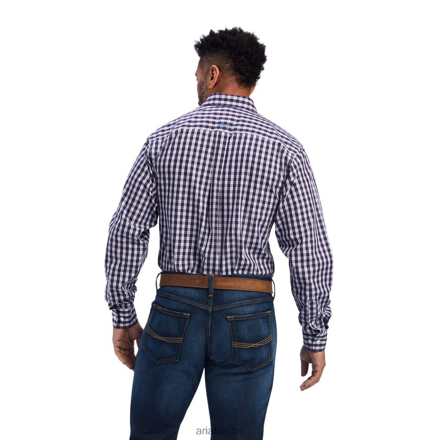 Ariat Faltenfreies Donny-Hemd Männer P4JJPR1073 Weiß Spitzen