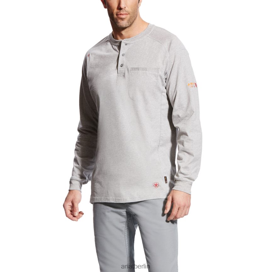 Ariat Fr Air Henley Männer P4JJPR792 Silberfuchsheide Spitzen