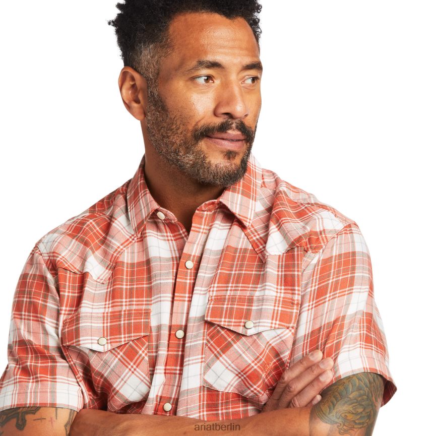 Ariat Harley-Shirt mit Retro-Passform Männer P4JJPR1301 Ingwer Spitzen