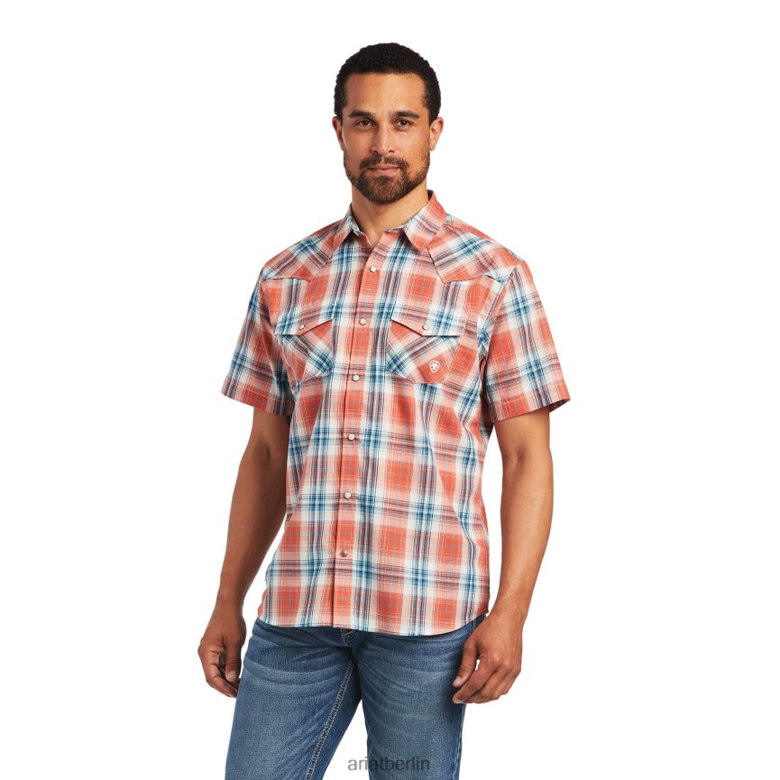 Ariat Hawk Retro-Fit-Hemd Männer P4JJPR1206 Ingwer Spitzen