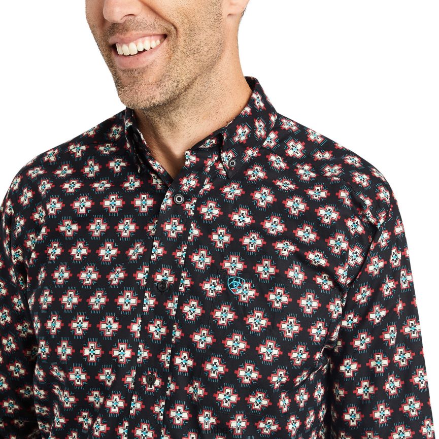 Ariat Kasey-Hemd mit klassischer Passform Männer P4JJPR1036 Schwarz Spitzen