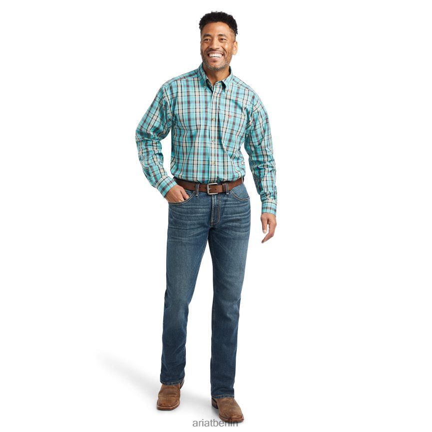 Ariat Kian-Hemd mit klassischer Passform der Pro-Serie Männer P4JJPR999 Meerestiefen Spitzen