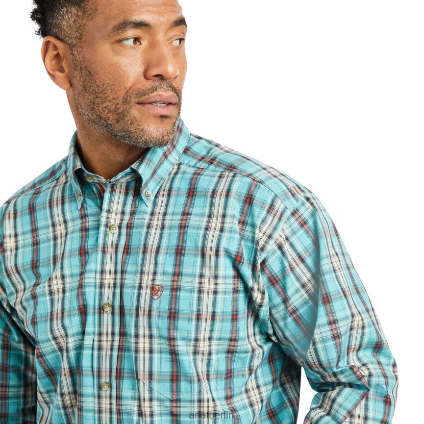 Ariat Kian-Hemd mit klassischer Passform der Pro-Serie Männer P4JJPR999 Meerestiefen Spitzen