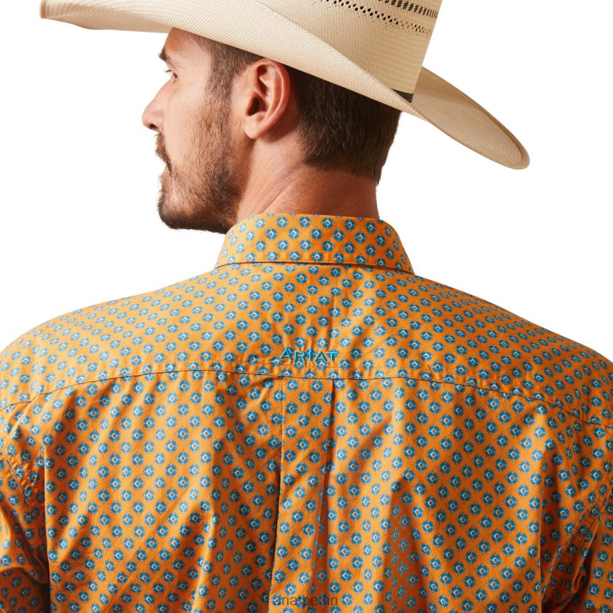 Ariat Kilian tailliertes Hemd Männer P4JJPR1053 Jaspisstein Spitzen