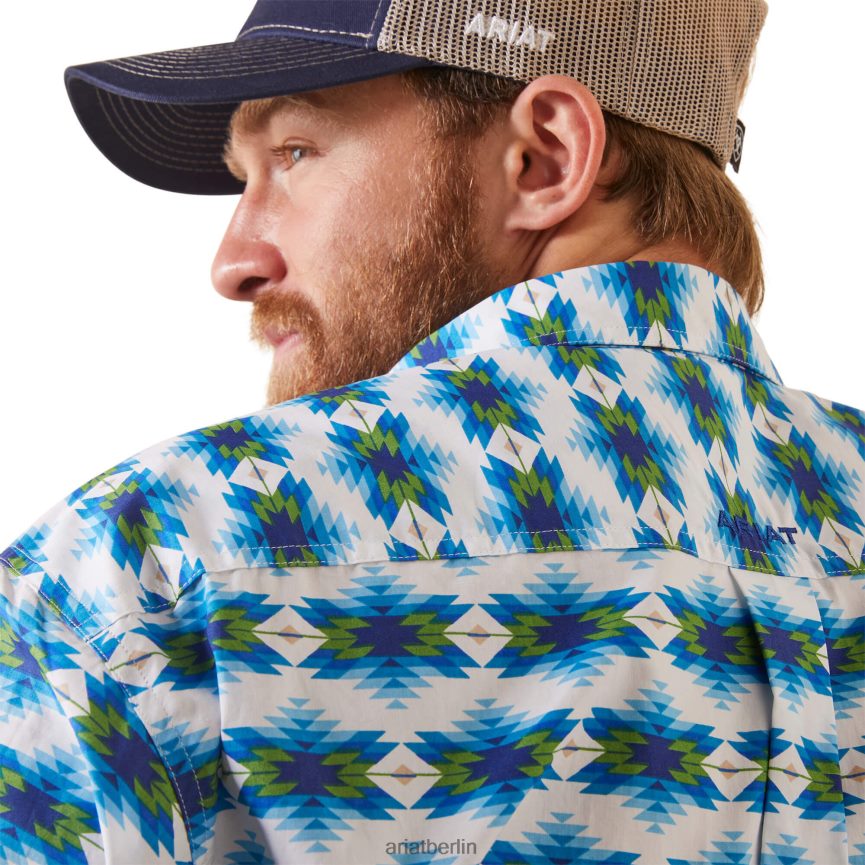 Ariat Levi-Hemd mit klassischer Passform Männer P4JJPR1003 Weiß Spitzen