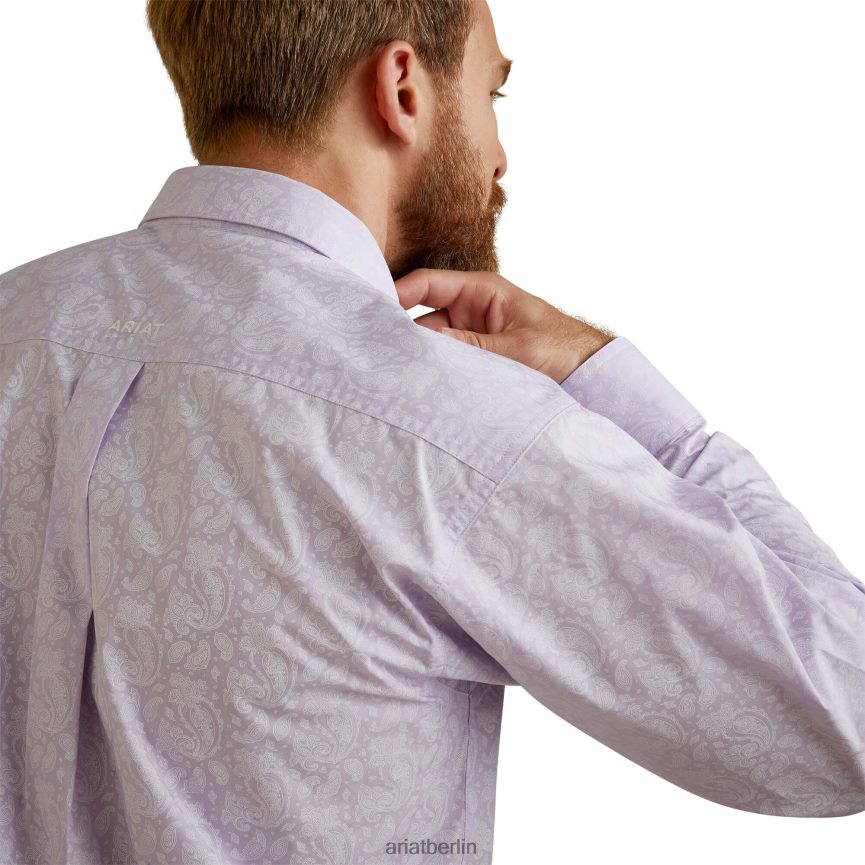 Ariat Murray-Hemd Männer P4JJPR1367 lila Spitzen