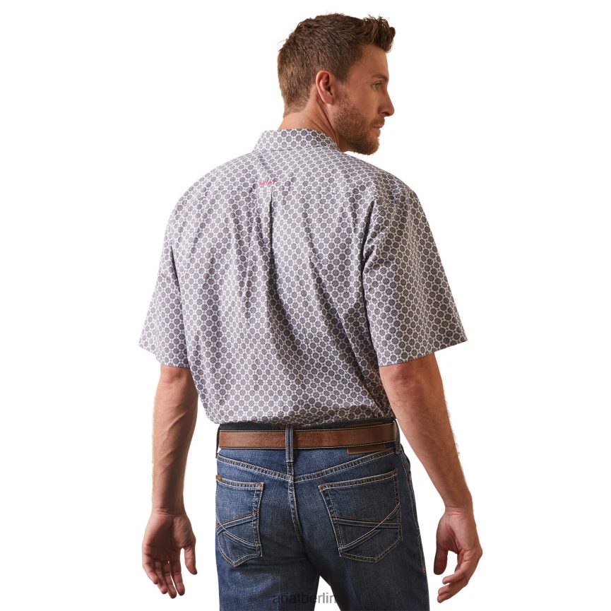 Ariat Novah-Hemd mit klassischer Passform Männer P4JJPR968 Weiß Spitzen