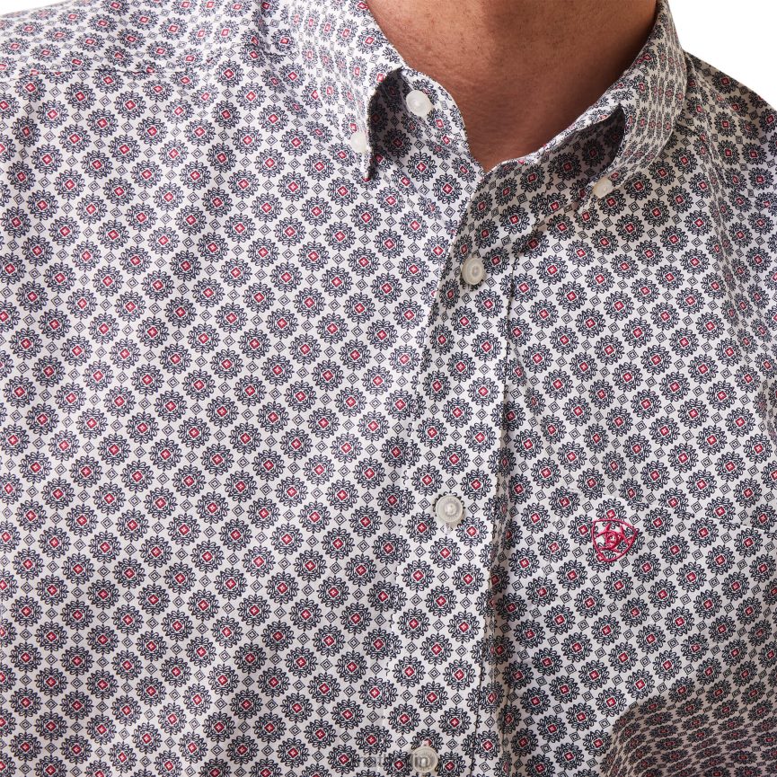 Ariat Novah-Hemd mit klassischer Passform Männer P4JJPR968 Weiß Spitzen