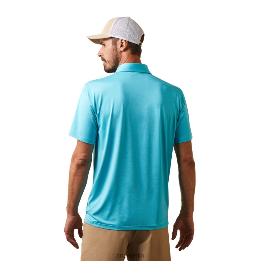 Ariat Polo mit Ladegerät 2.0 ausgestattet Männer P4JJPR750 pfauenblau Spitzen
