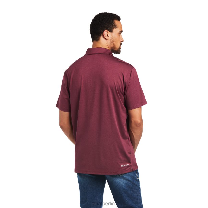 Ariat Polo mit Ladegerät 2.0 ausgestattet Männer P4JJPR899 Malbec Spitzen