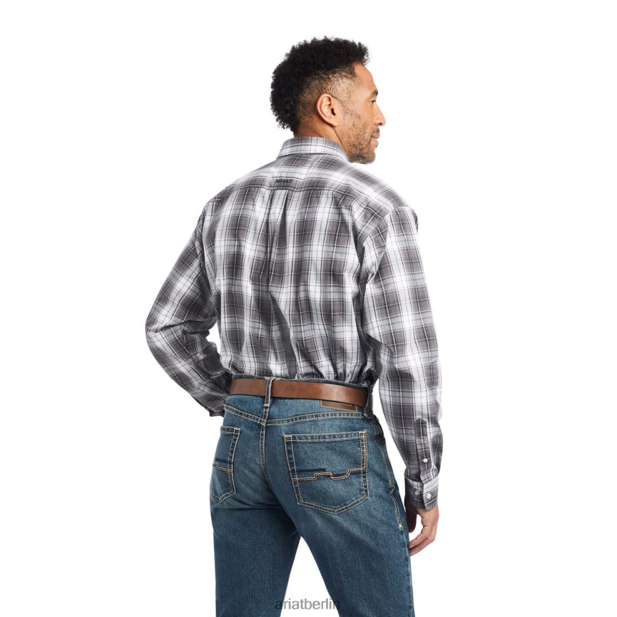 Ariat Pro Series Wallace-Hemd mit klassischer Passform Männer P4JJPR1186 Weiß Spitzen