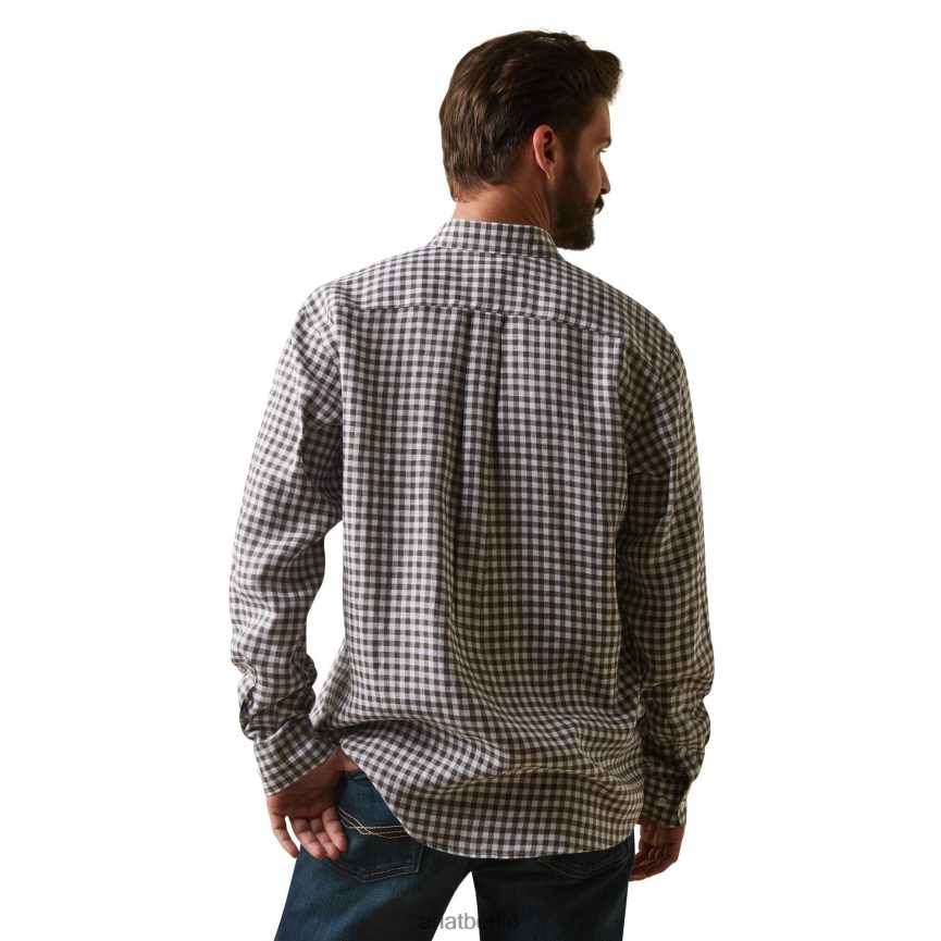 Ariat Sonoma-Shirt Männer P4JJPR1365 Banyan-Rindenkontrolle Spitzen