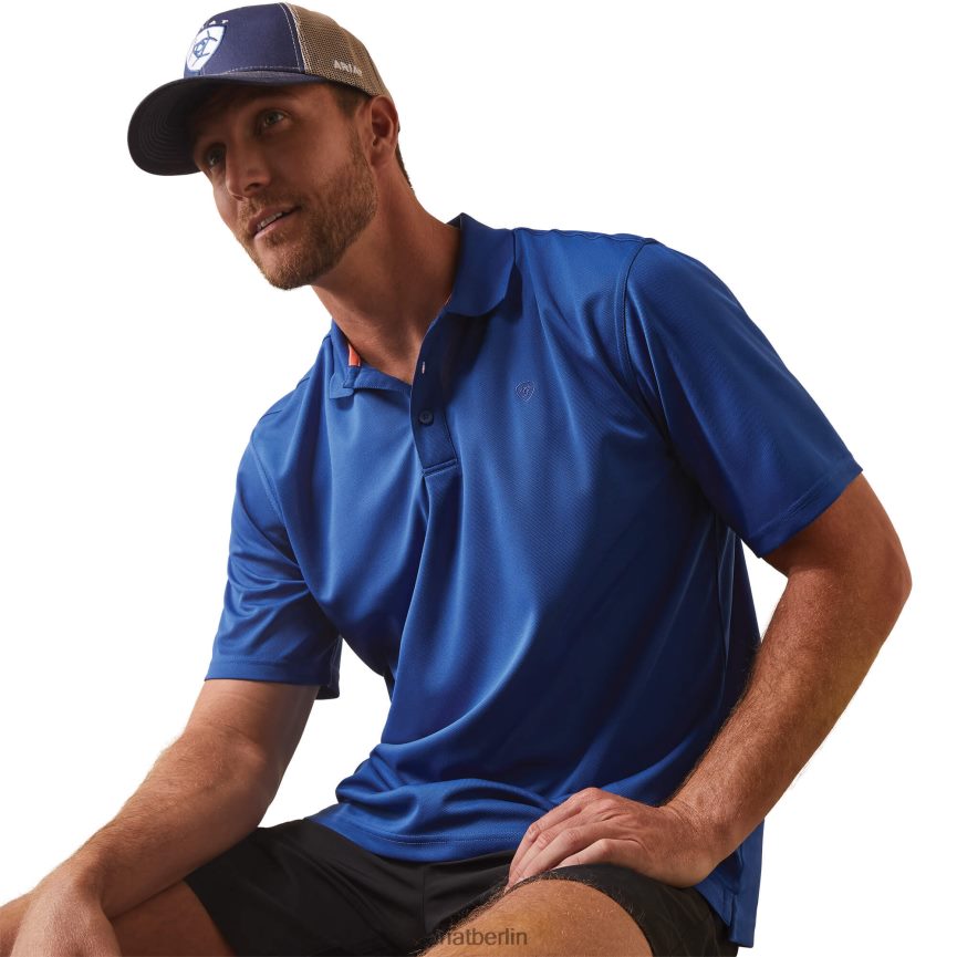 Ariat Tek-Polo Männer P4JJPR568 Monacoblau Spitzen