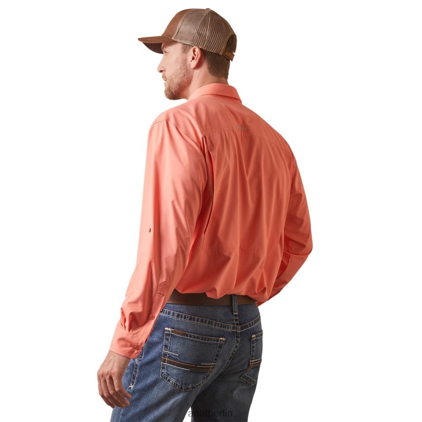 Ariat Venttek Outbound-Hemd mit klassischer Passform Männer P4JJPR1284 Pfirsichecho Spitzen